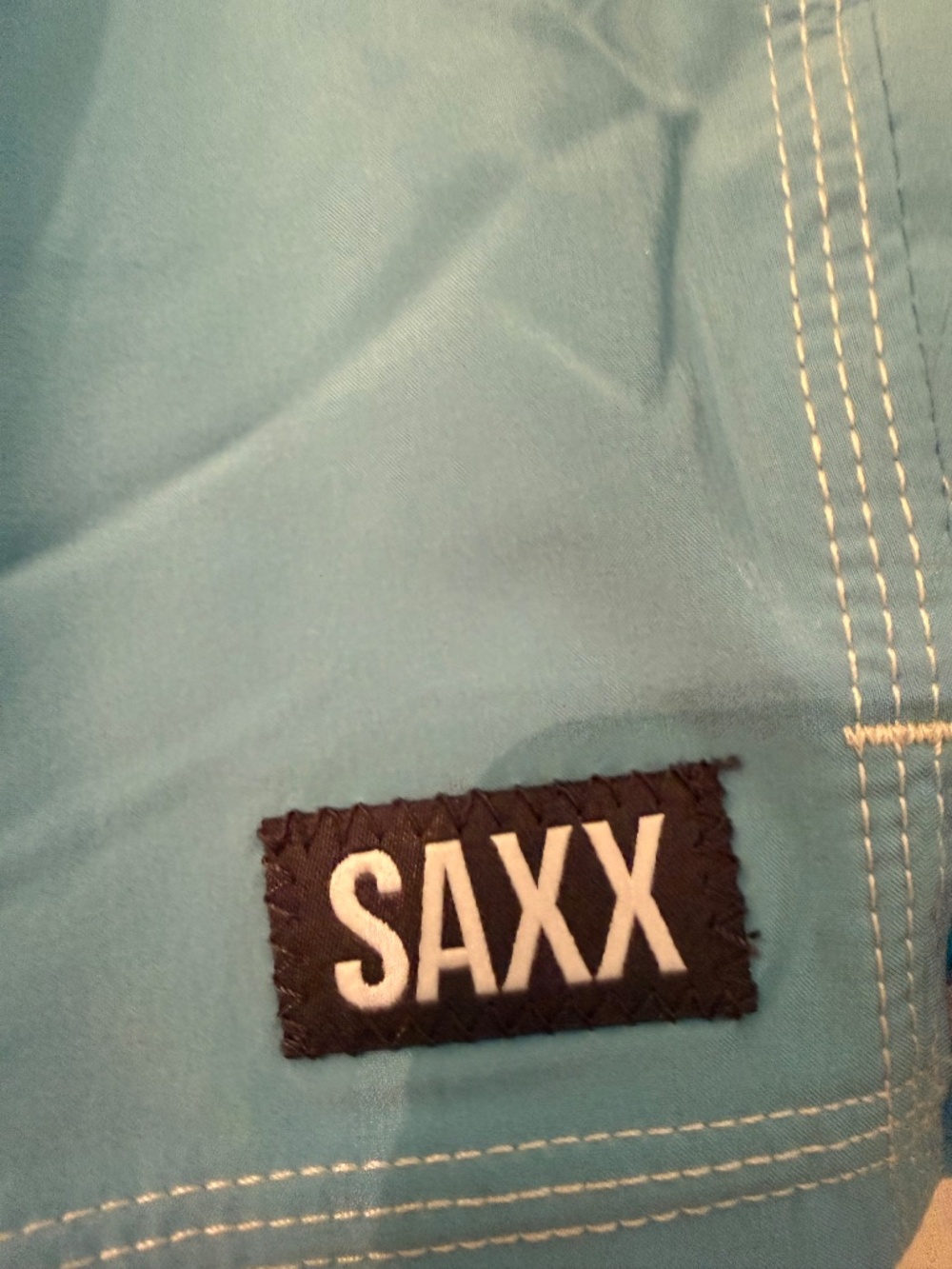 SAXX Teal Swim Shorts - Picture 4 of 6